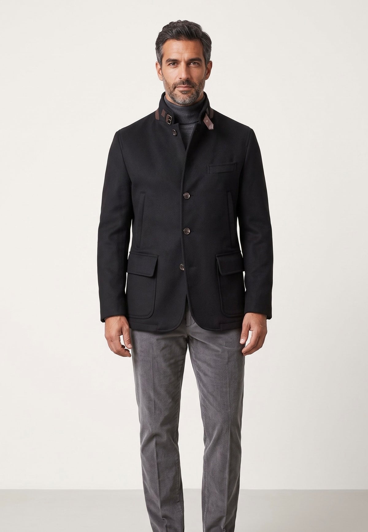 Blazer grigio uomo