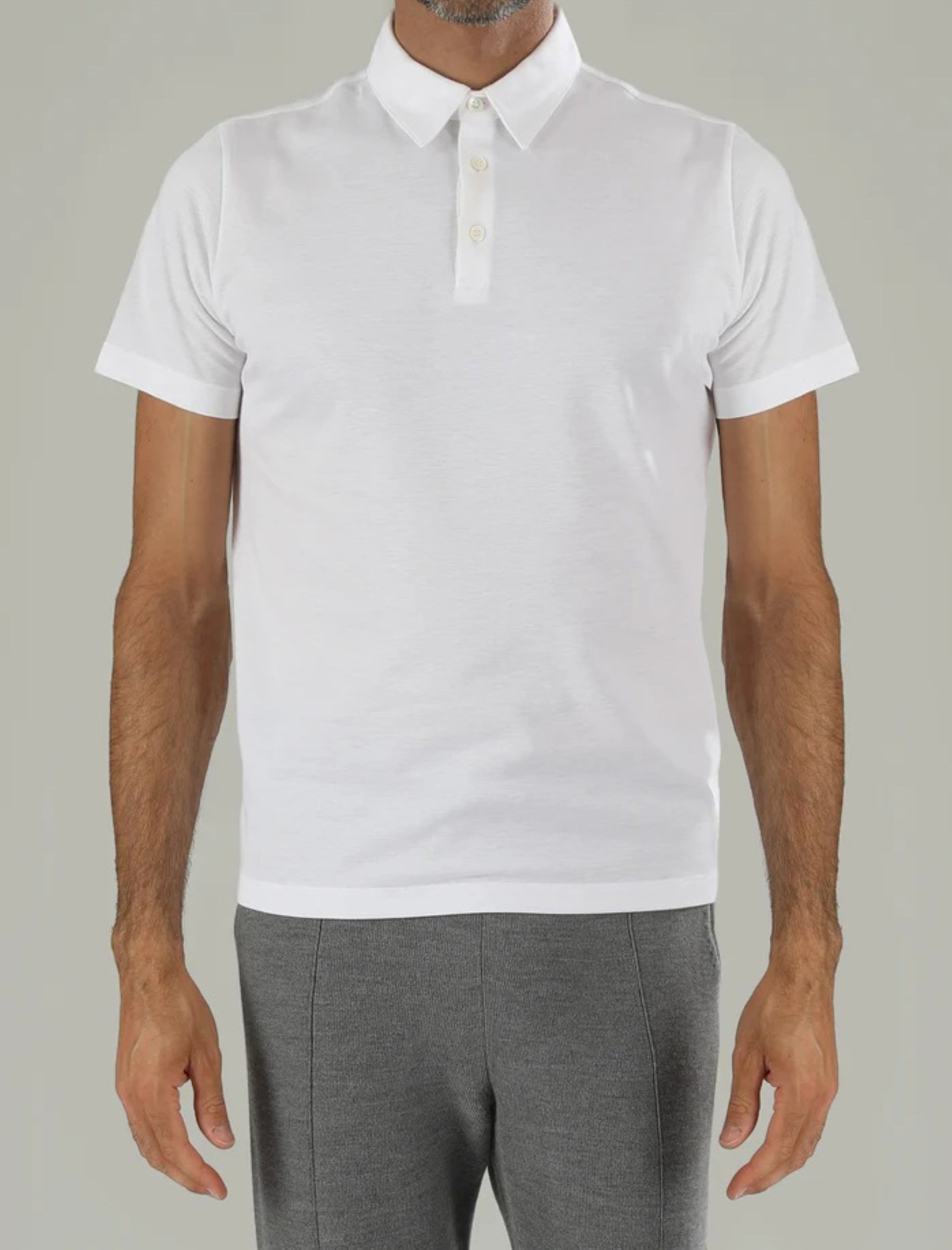 Polo Piquet uomo bianca
