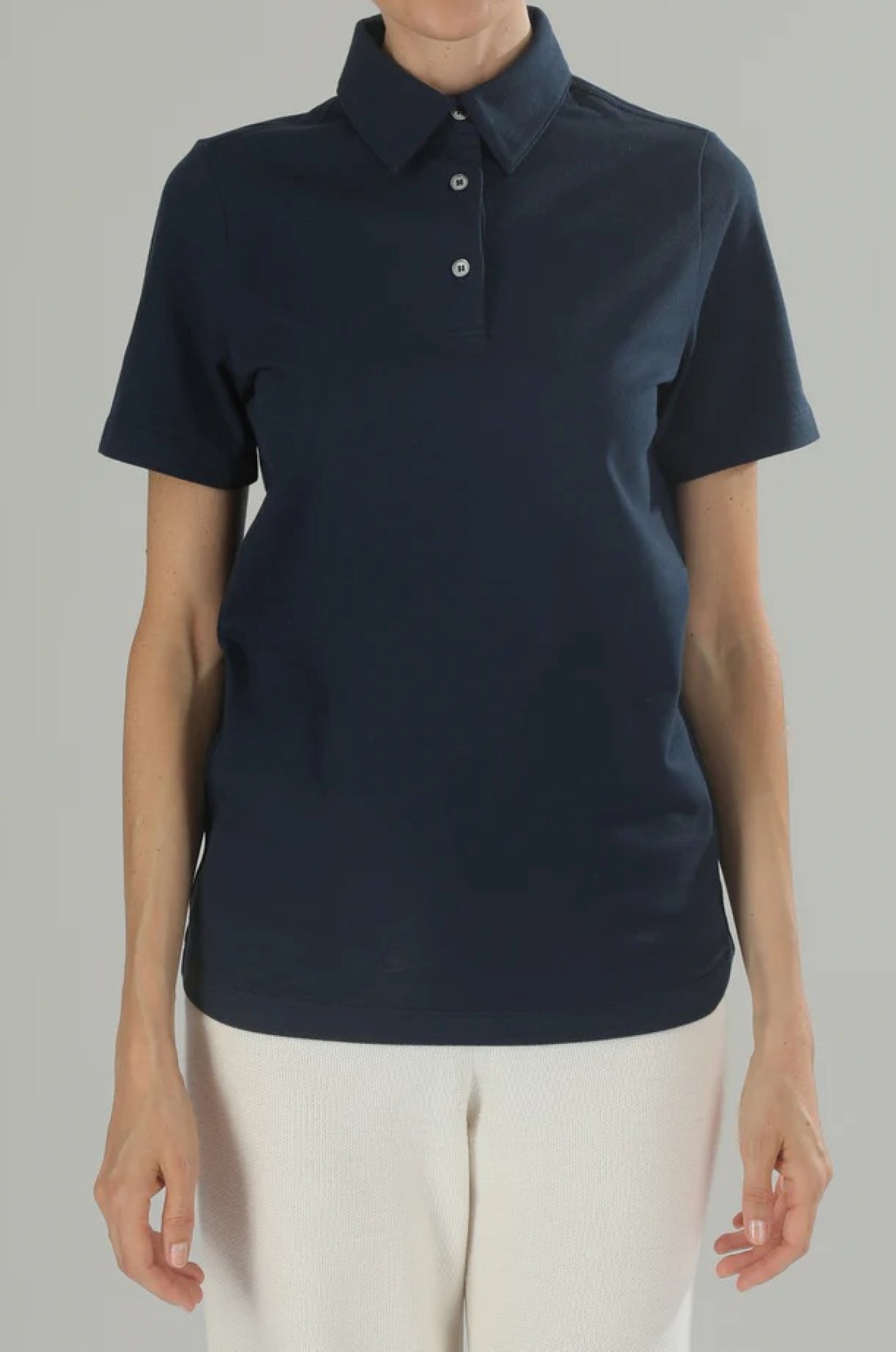 Polo Piquet donna blu