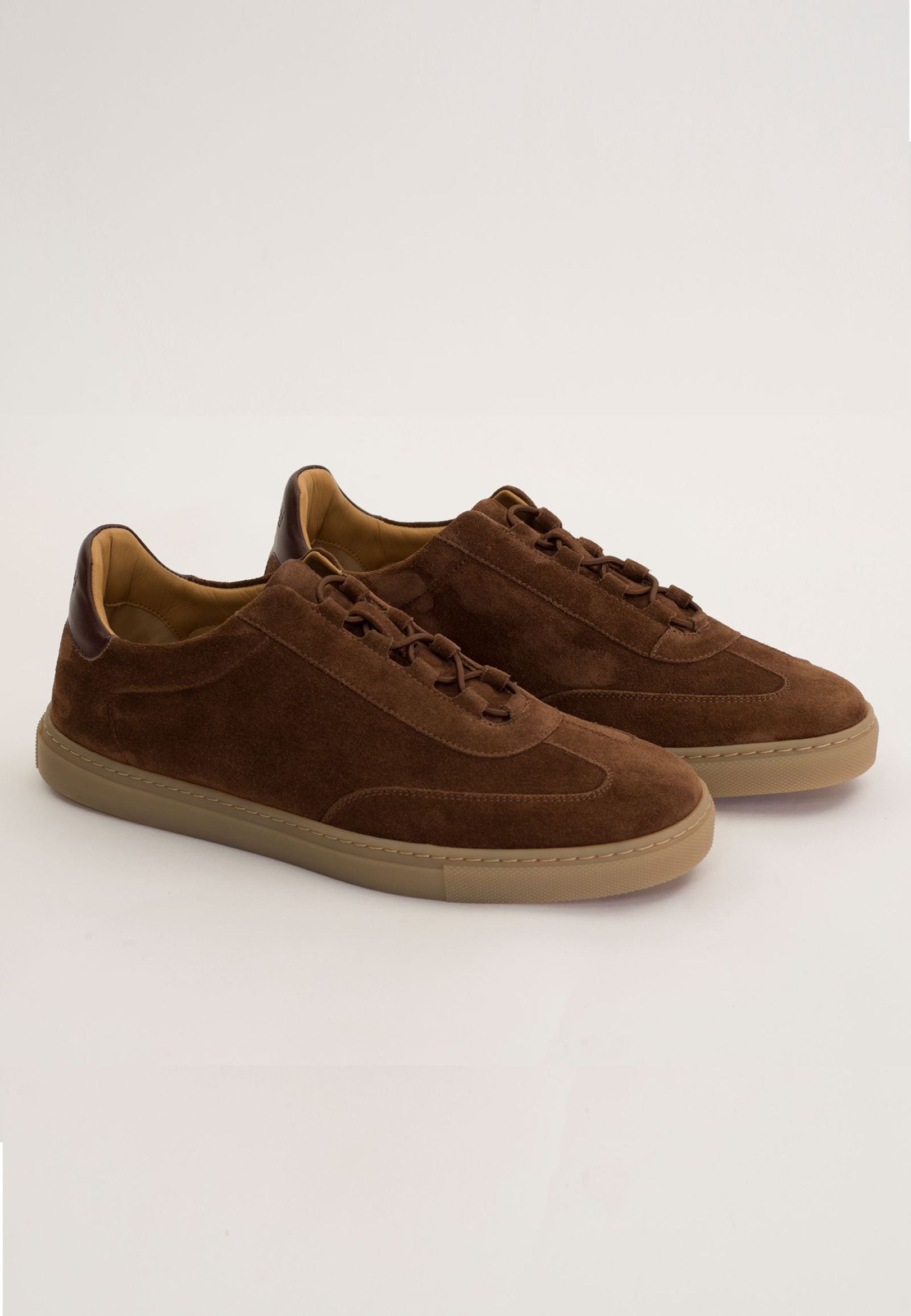 "TENNIS 1884" Sneaker donna in camoscio cacao