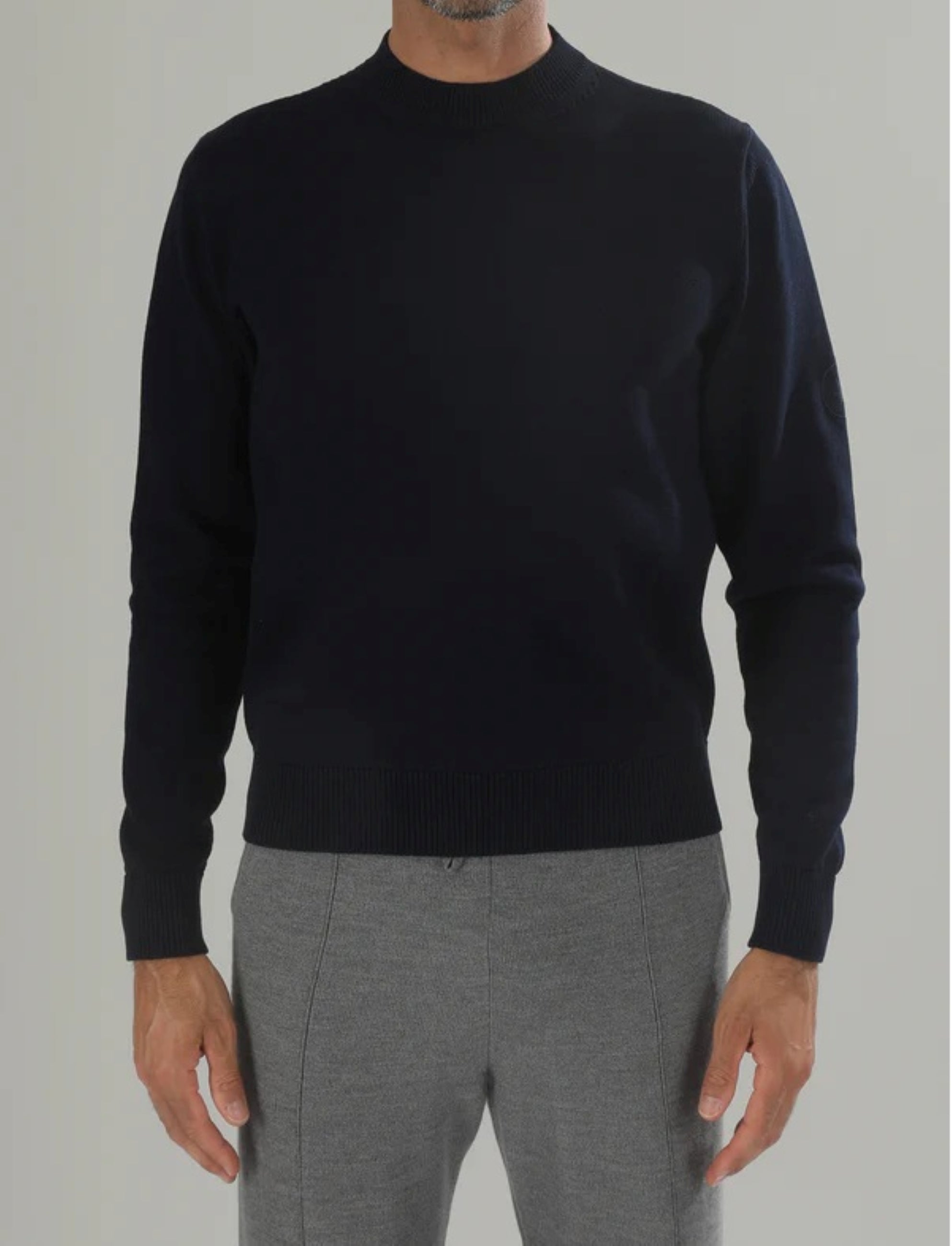 1884 Felpa in maglia uomo blu