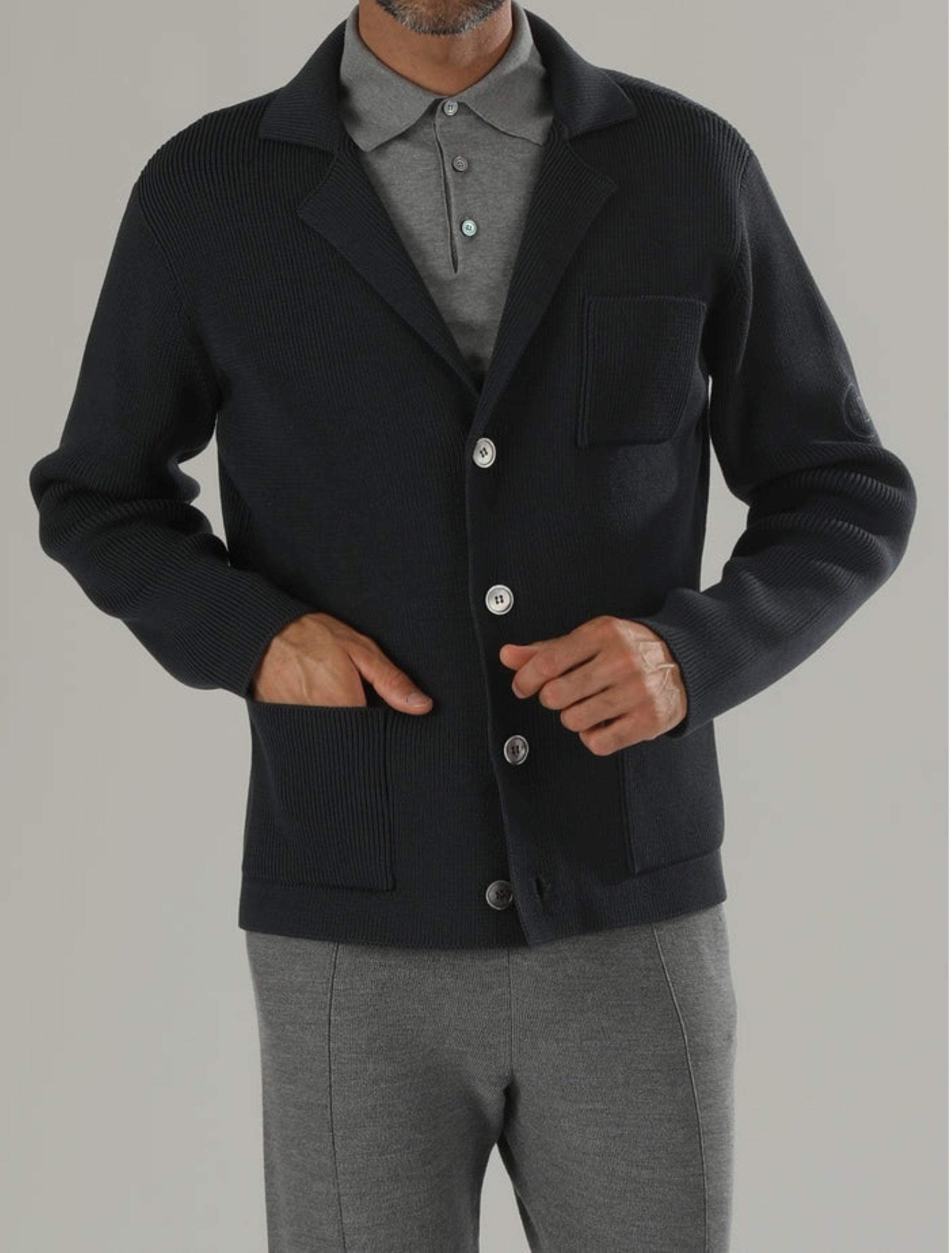 MILANO Blazer uomo antracite