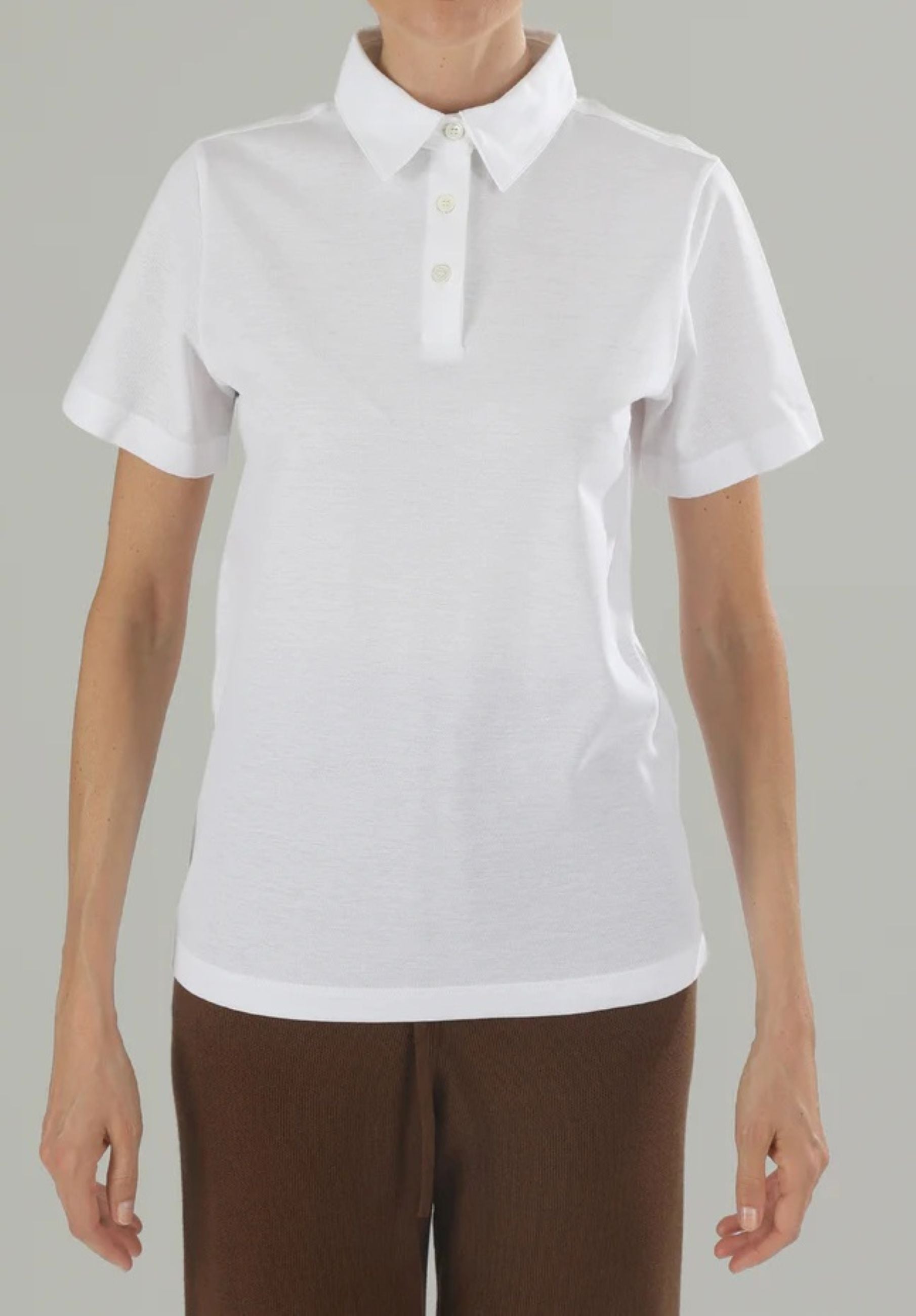 Polo Piquet donna bianca