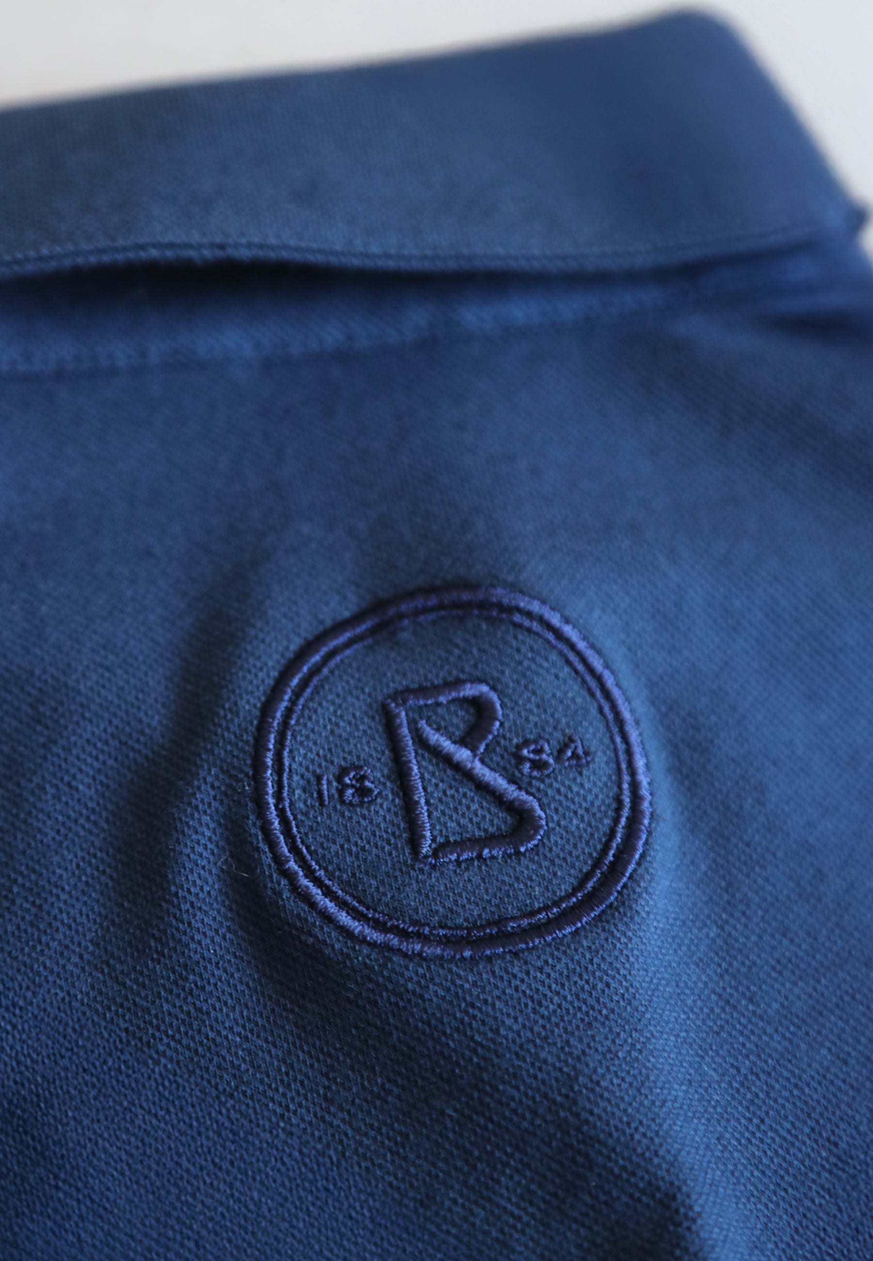Polo Piquet blu
