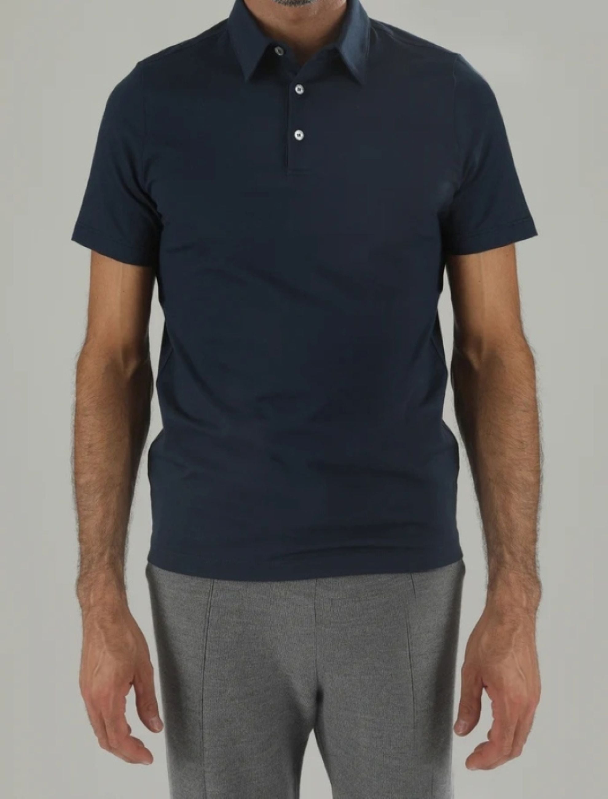 Polo Piquet uomo blu
