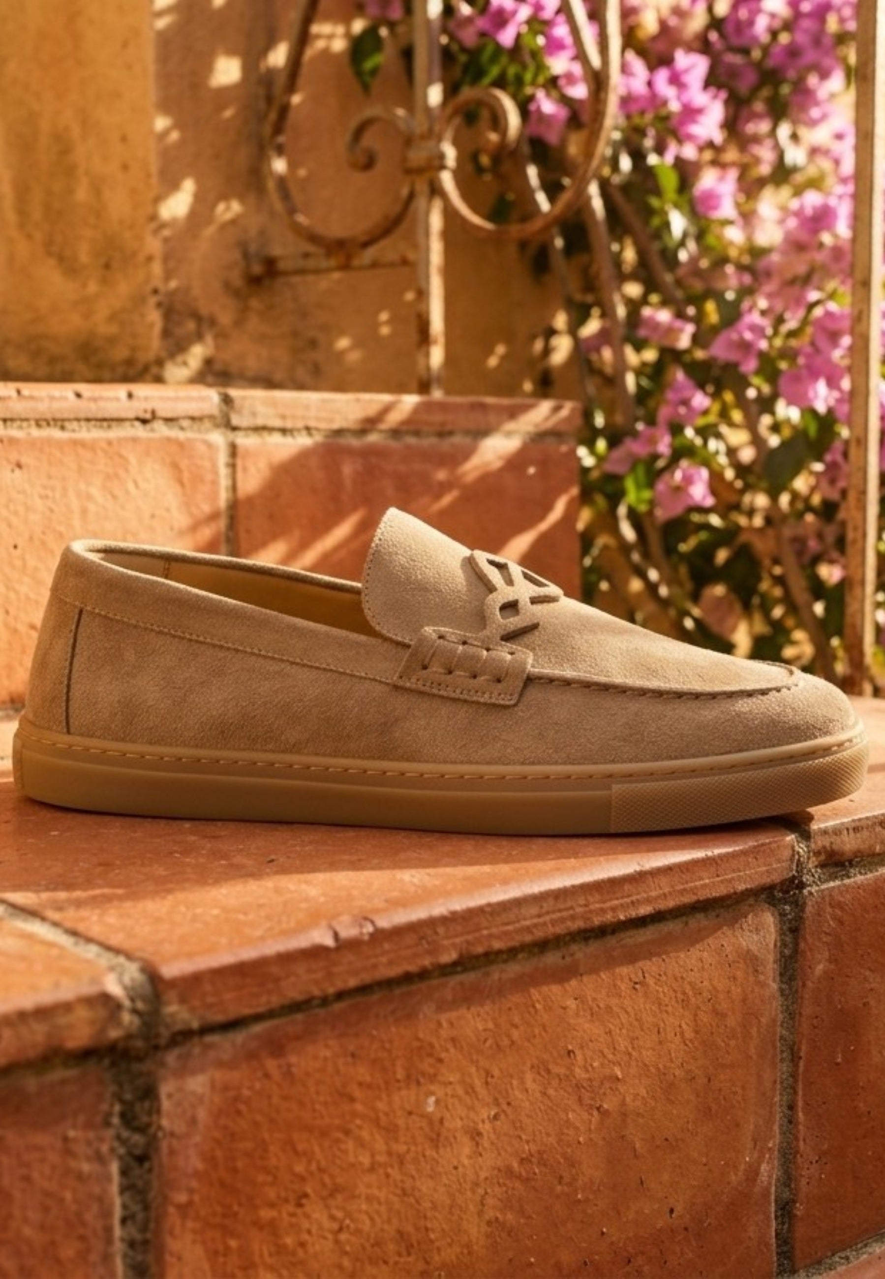 "BRIGATTINO" Slip-on loafers woman suede color sand