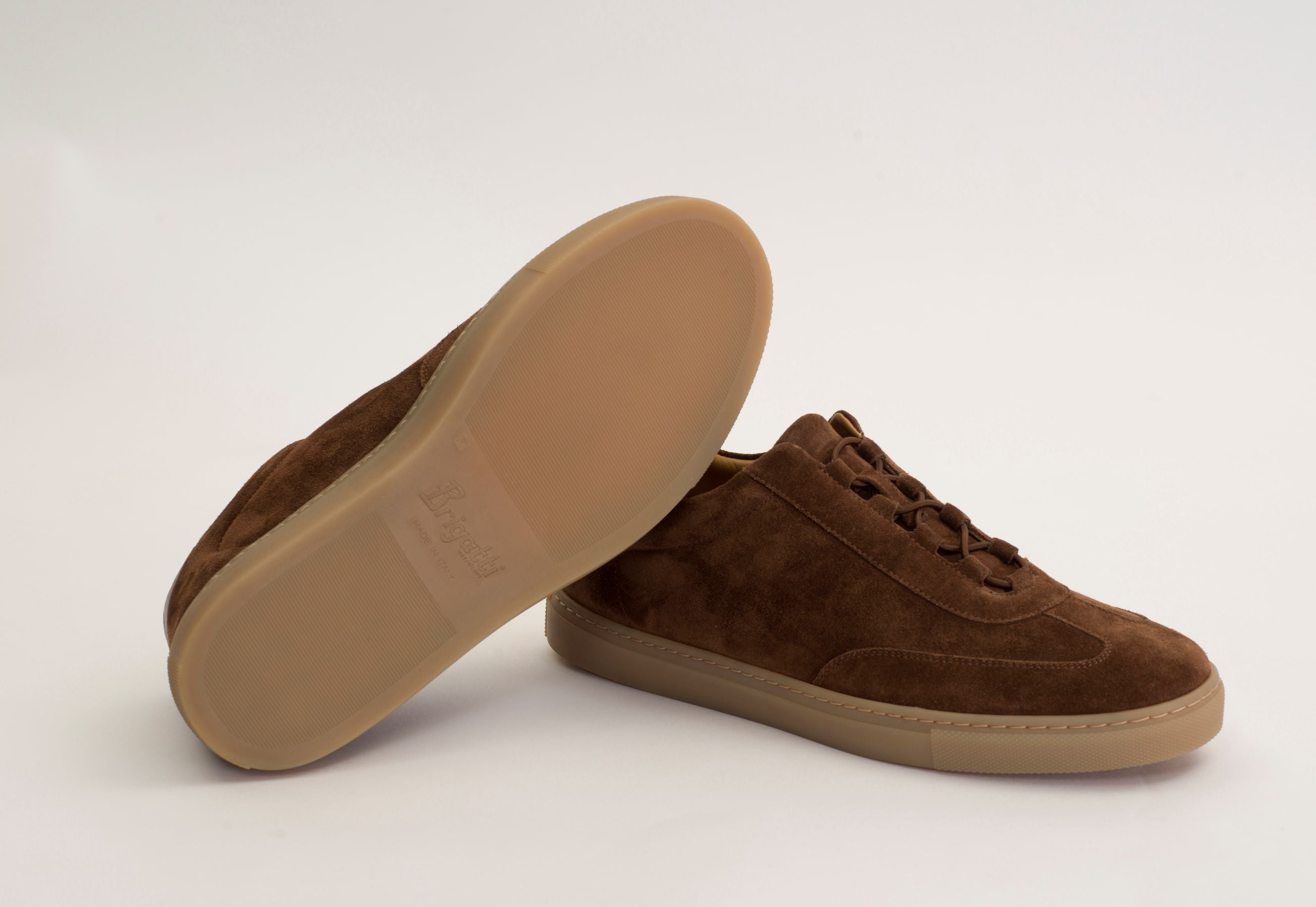 "TENNIS 1884" Sneaker donna in camoscio cacao