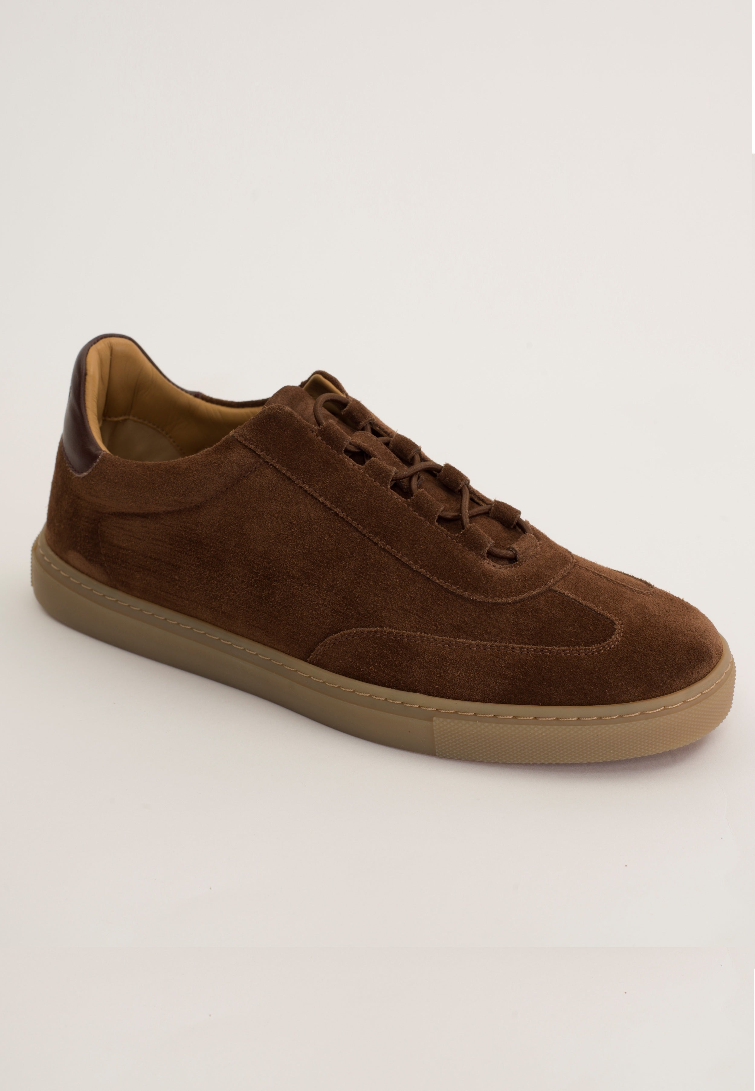"TENNIS 1884" Sneaker donna in camoscio cacao