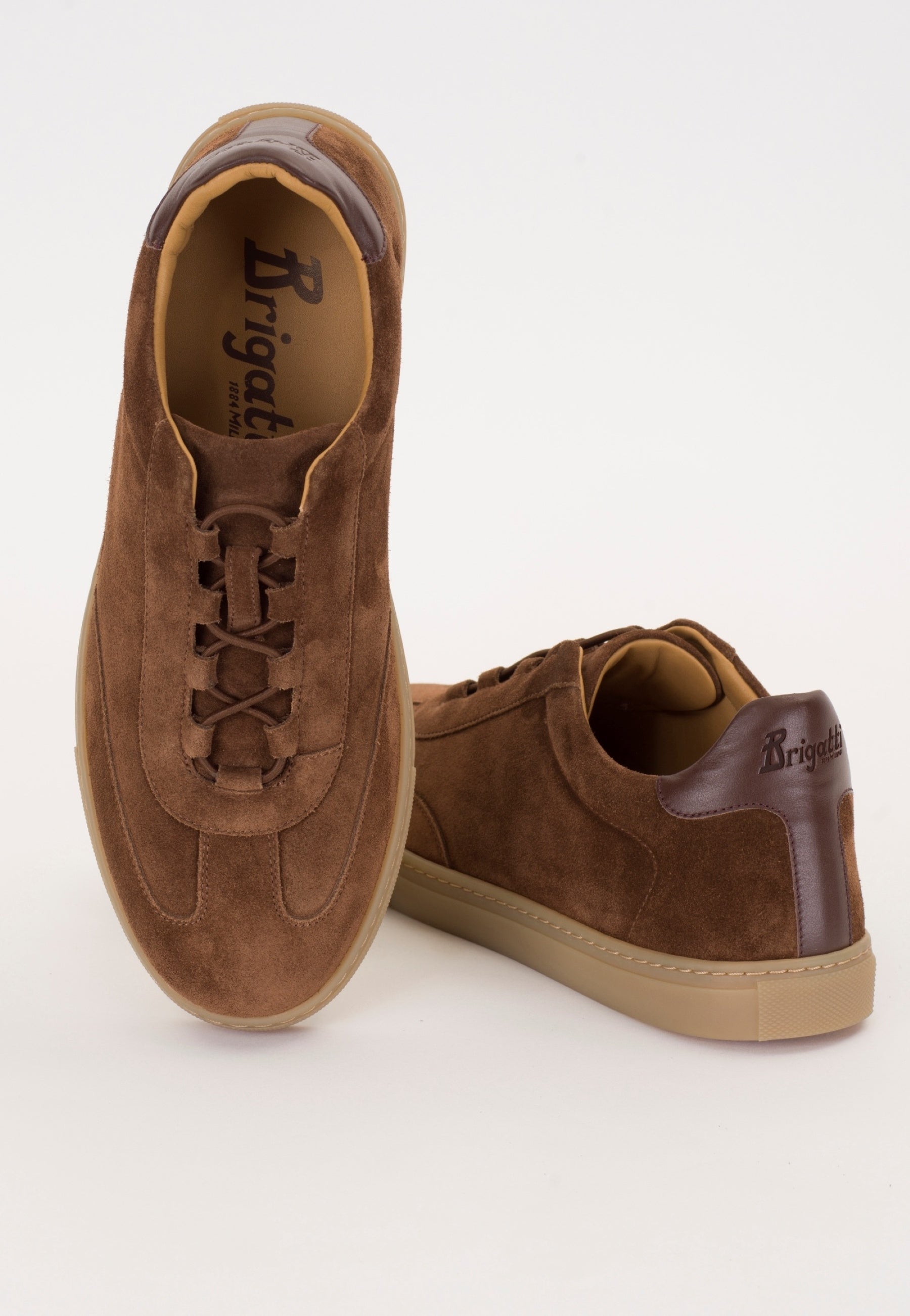 "TENNIS 1884" Sneaker donna in camoscio cacao