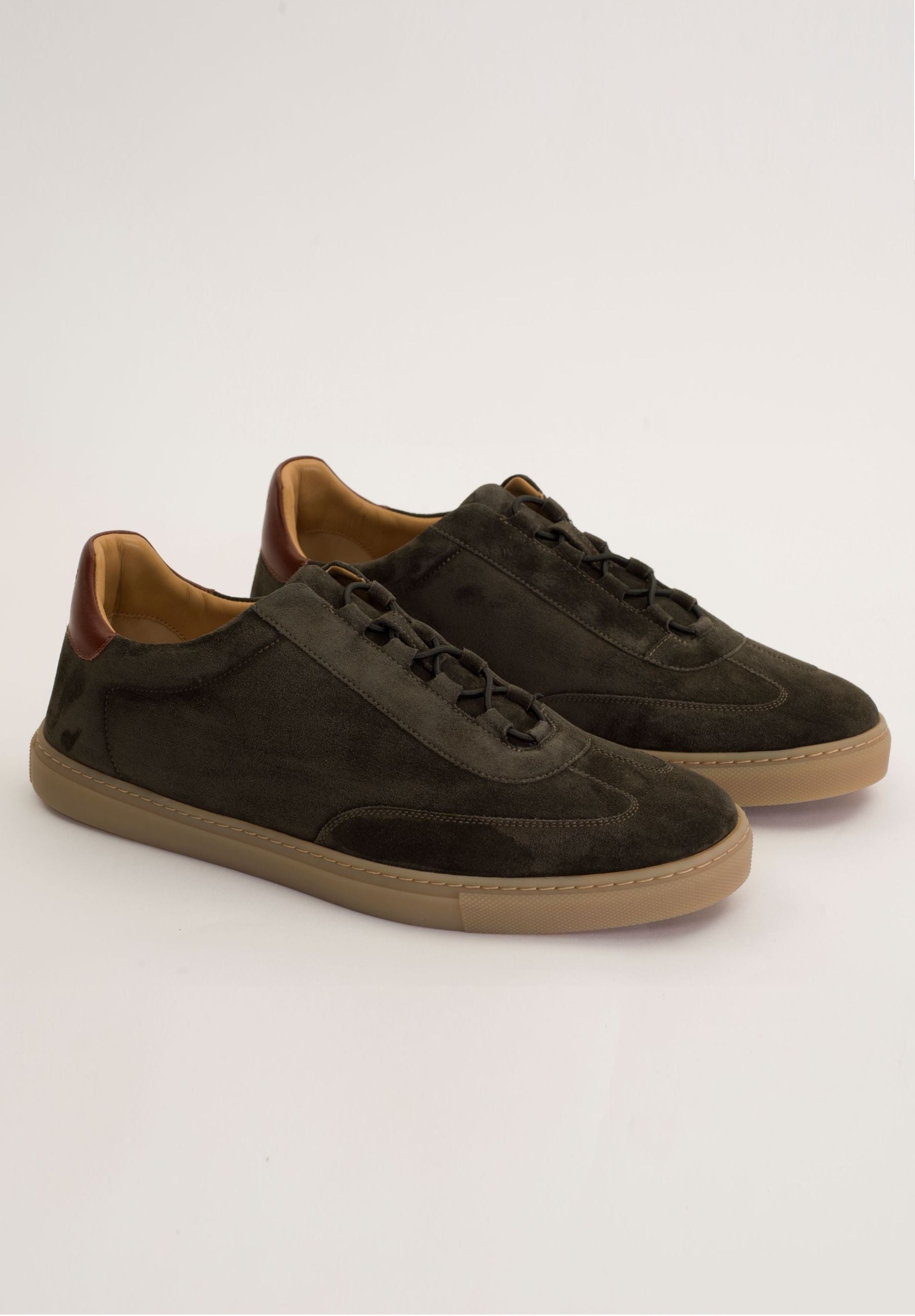 "TENNIS 1884" Sneaker donna in camoscio verde