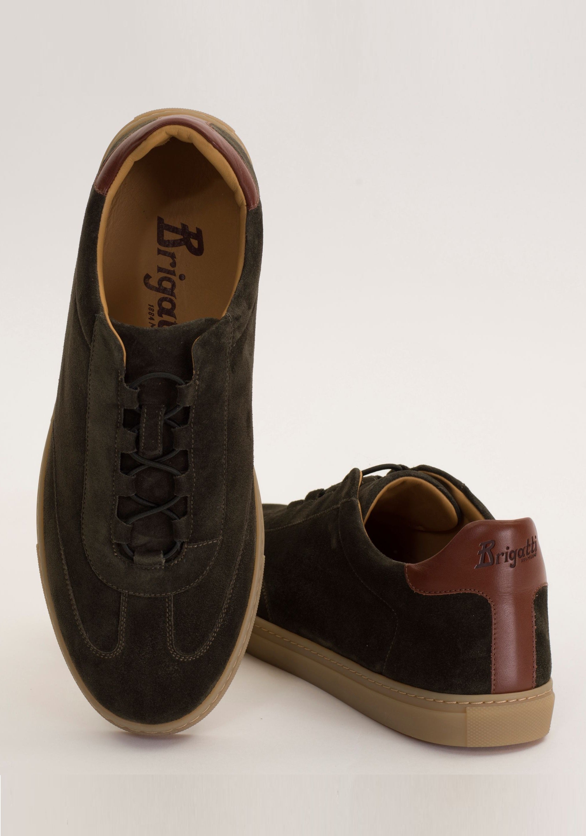 "TENNIS 1884" Sneaker donna in camoscio verde